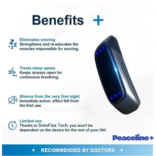 PeaceLine® SilentAir Pro – Snore Reduction Instrument